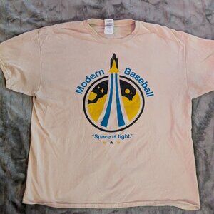 Modern Baseball "Space is Tight" Off-White T-Shirt XL